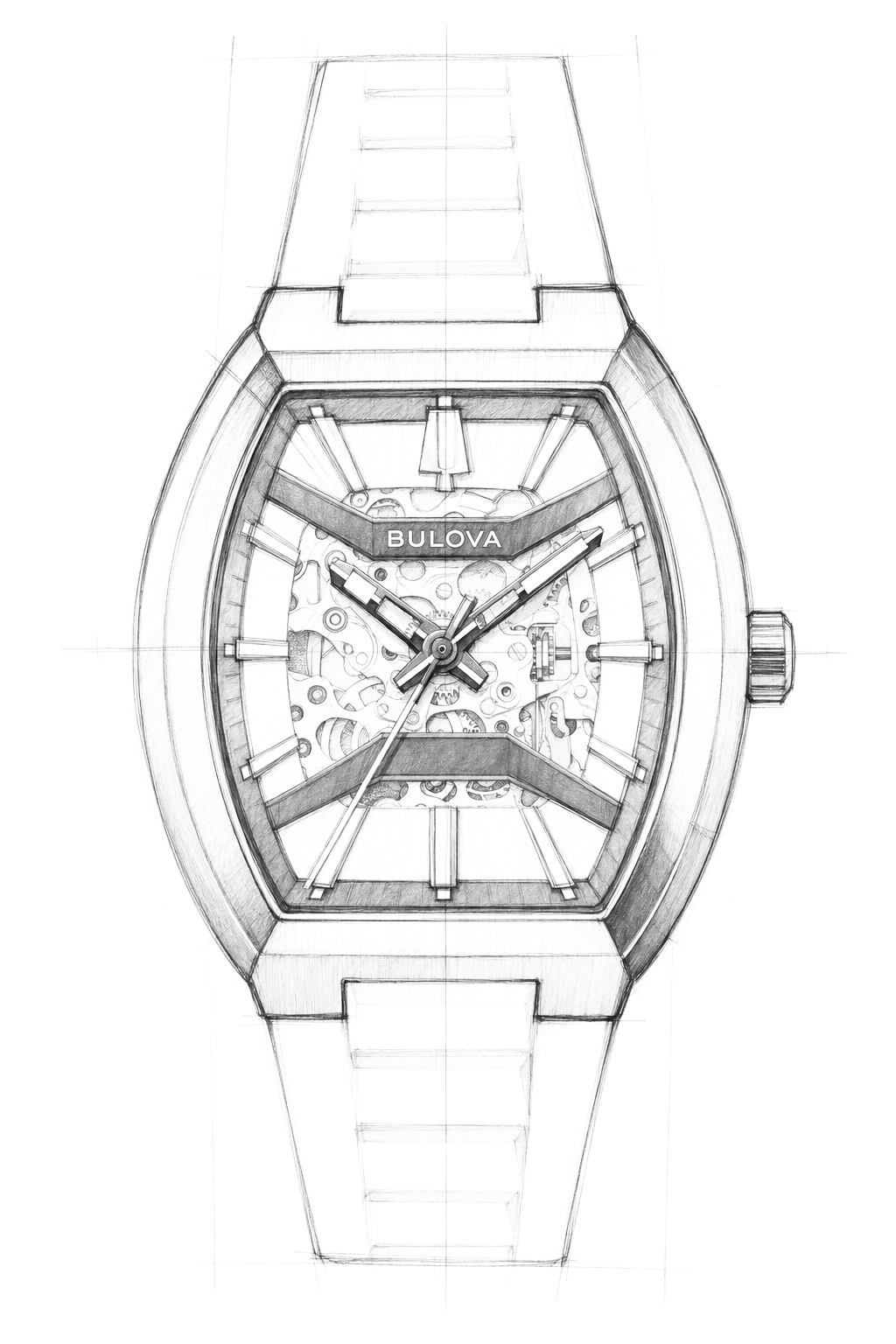 Watch technical diagram