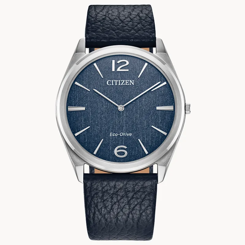 Suratto Blue Dial Leather Strap AR3120-08L CITIZEN