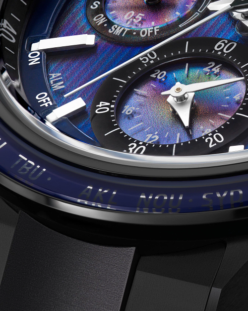 ATTESA Blue Dial Super Titanium with DLC Coating Bracelet ATTESA Blue Dial Super Titanium with DLC Coating Bracelet