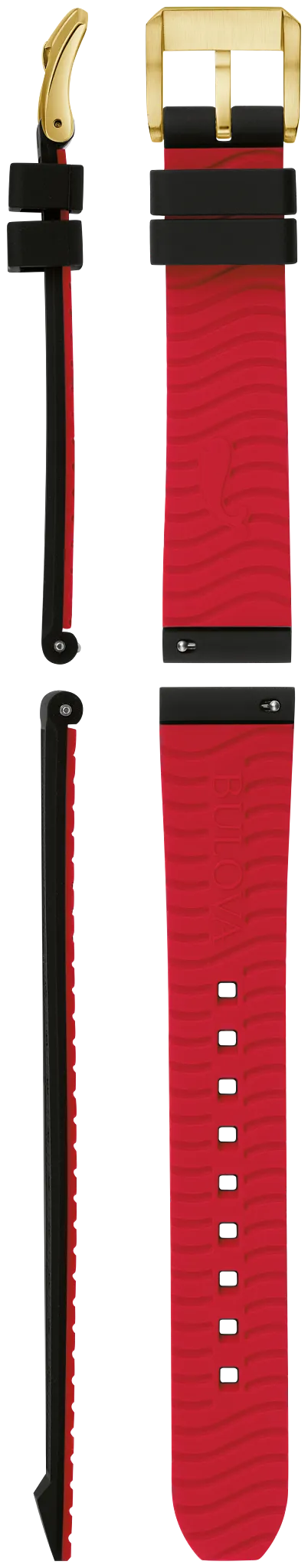 Black Silicone Strap - view 2