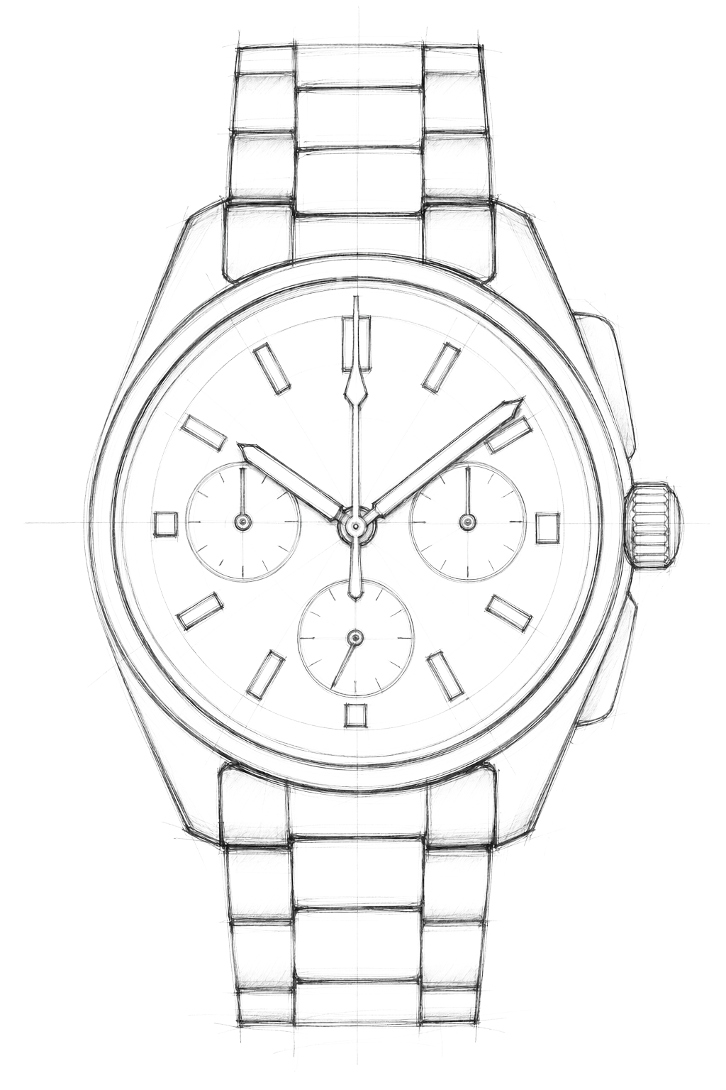 Watch technical diagram