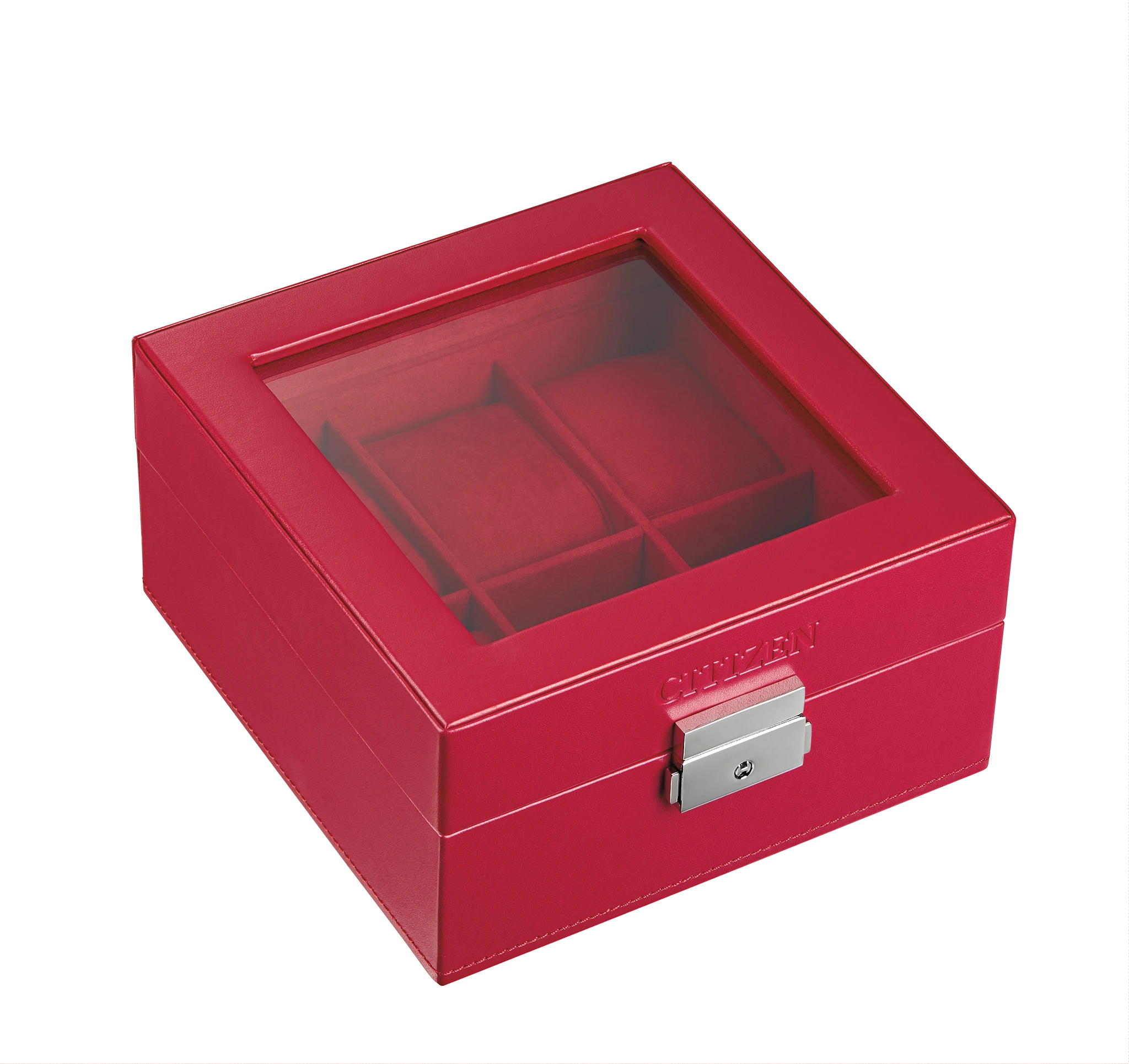 Citizen Red 6-Piece Watch Box