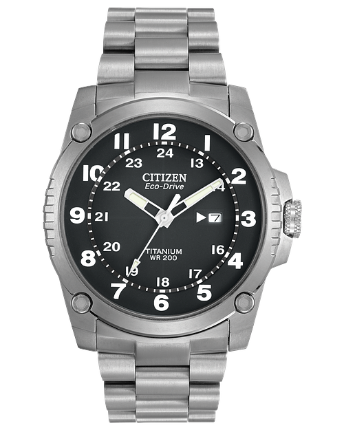 Reloj Citizen Titanium Analog para hombre de acero BM757080E - Style Store