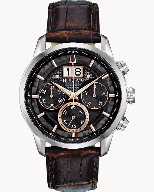Bulova men's 2025 strap watch