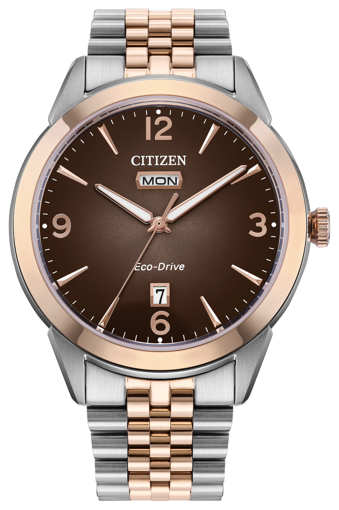 au maison Rolan Brown Dial Stainless Steel Bracelet AW0156-57X