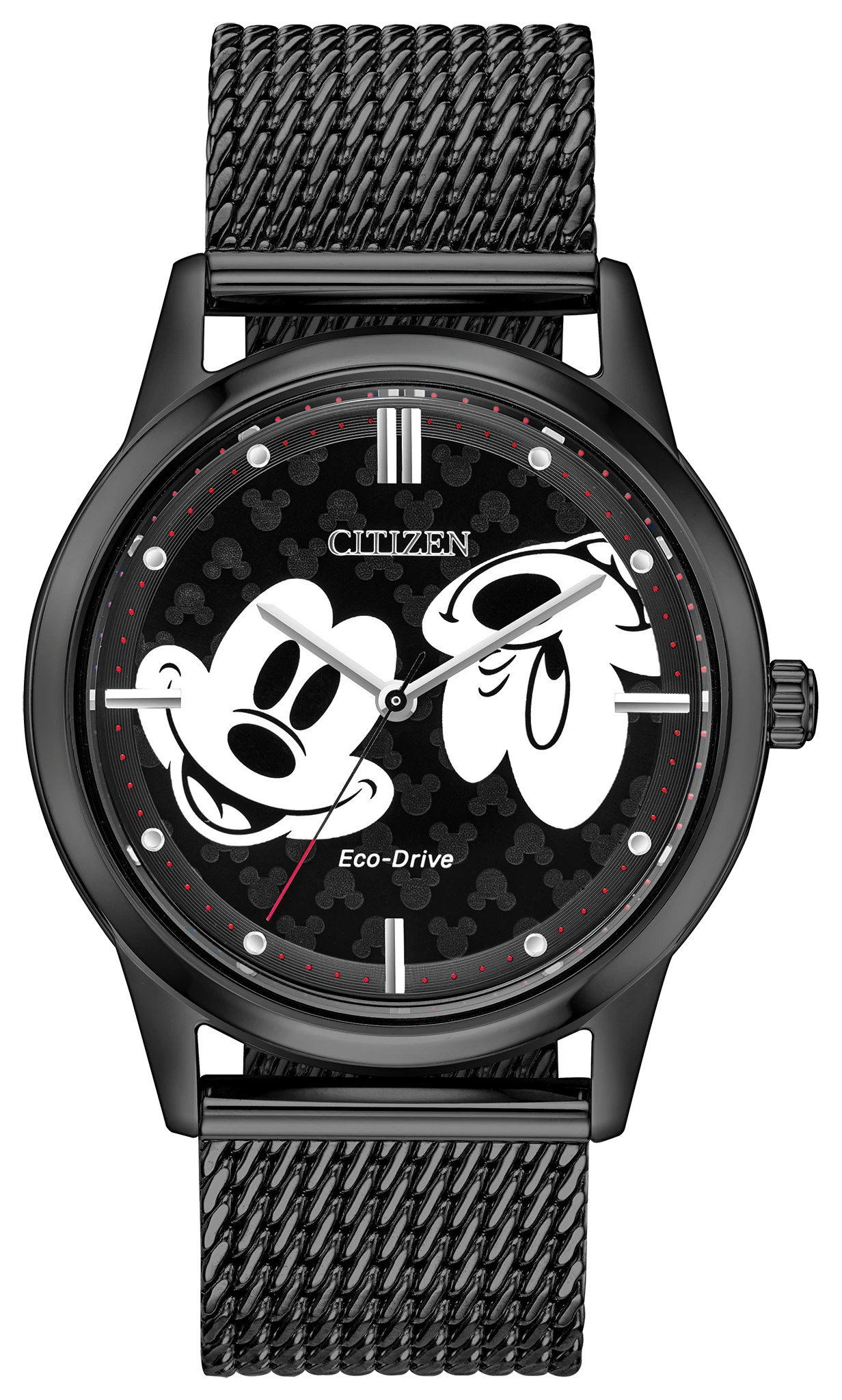 オーダー♡☆Mickey☆様 Citizen Mickey Mouse Eco-Drive Black Stainless Steel Watch
