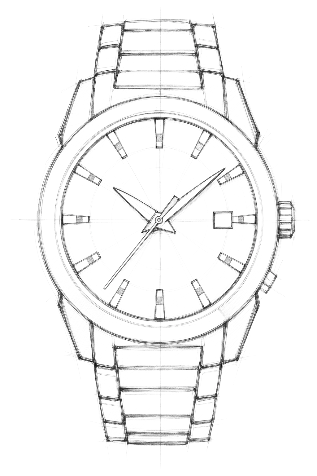 Watch technical diagram
