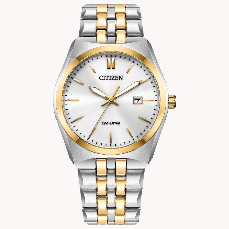 Corso White Dial Stainless Steel Bracelet BM7334 58B CITIZEN
