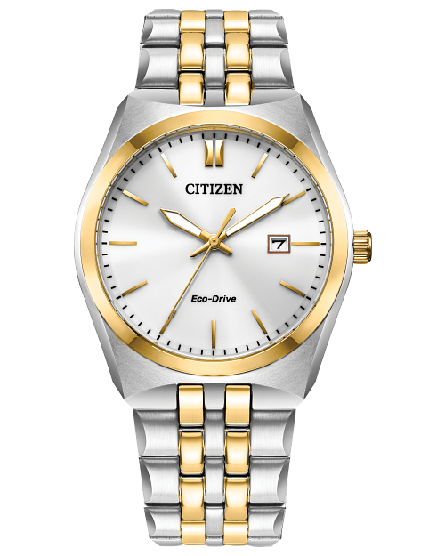 Corso White Dial Stainless Steel Bracelet BM7334 58B CITIZEN
