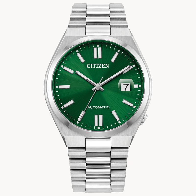 TSUYOSA Green Dial Stainless Steel Bracelet NJ0150 56X CITIZEN