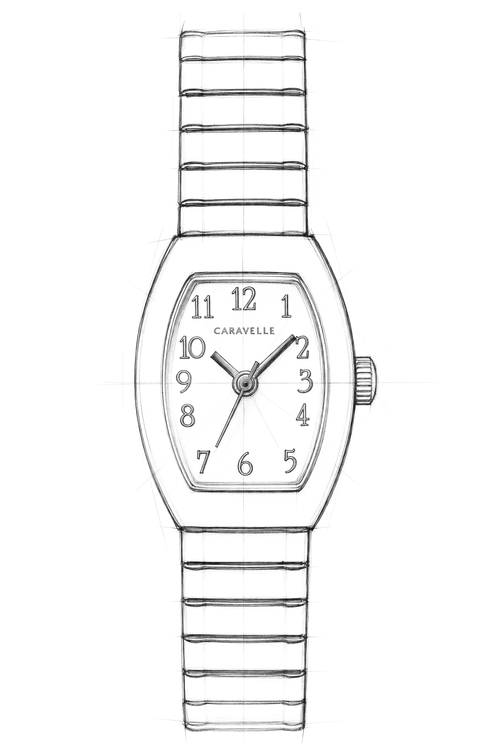 Watch technical diagram