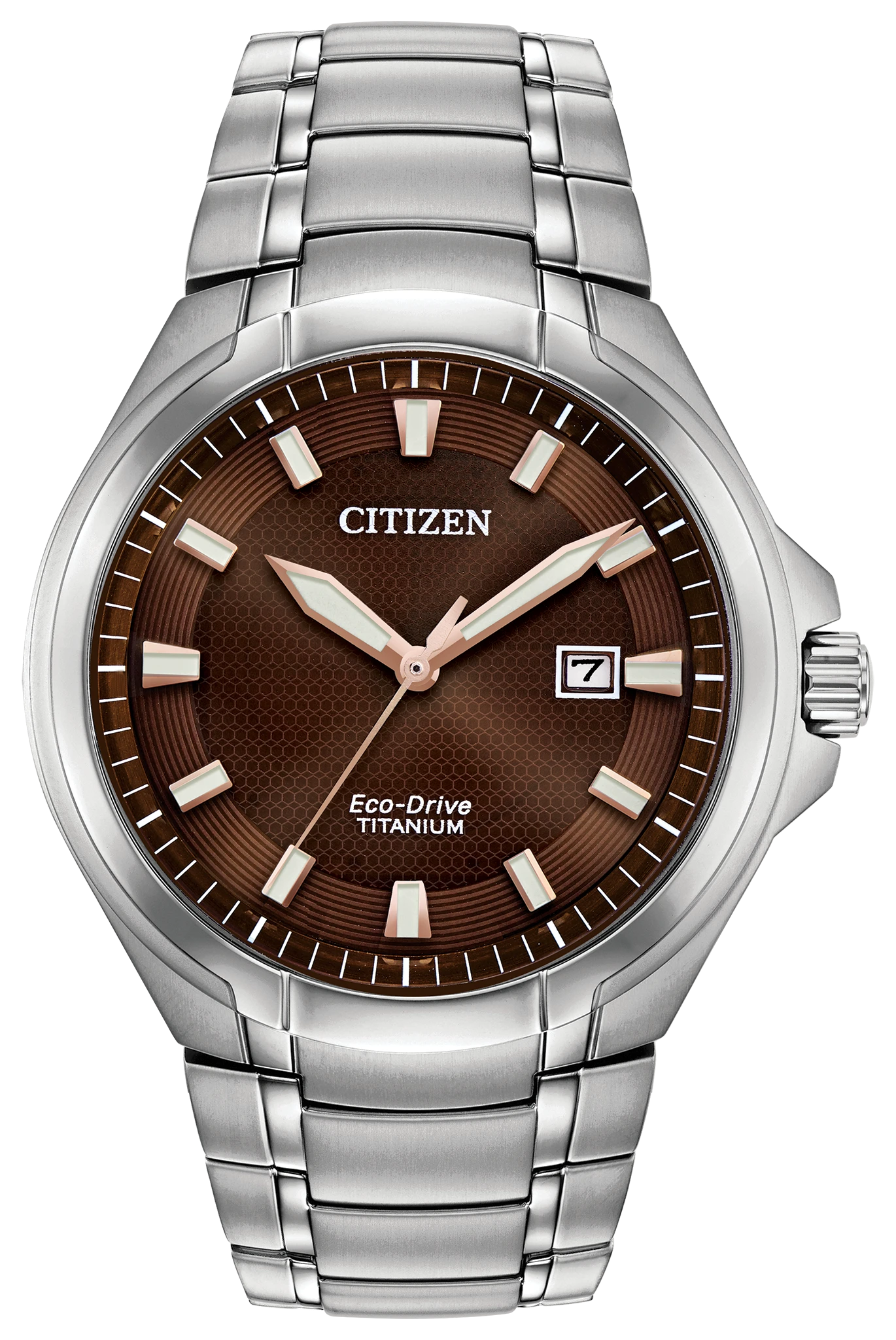 Citizen Paradigm Eco-Drive Brown Dial Super Titanium Watch | CITIZEN