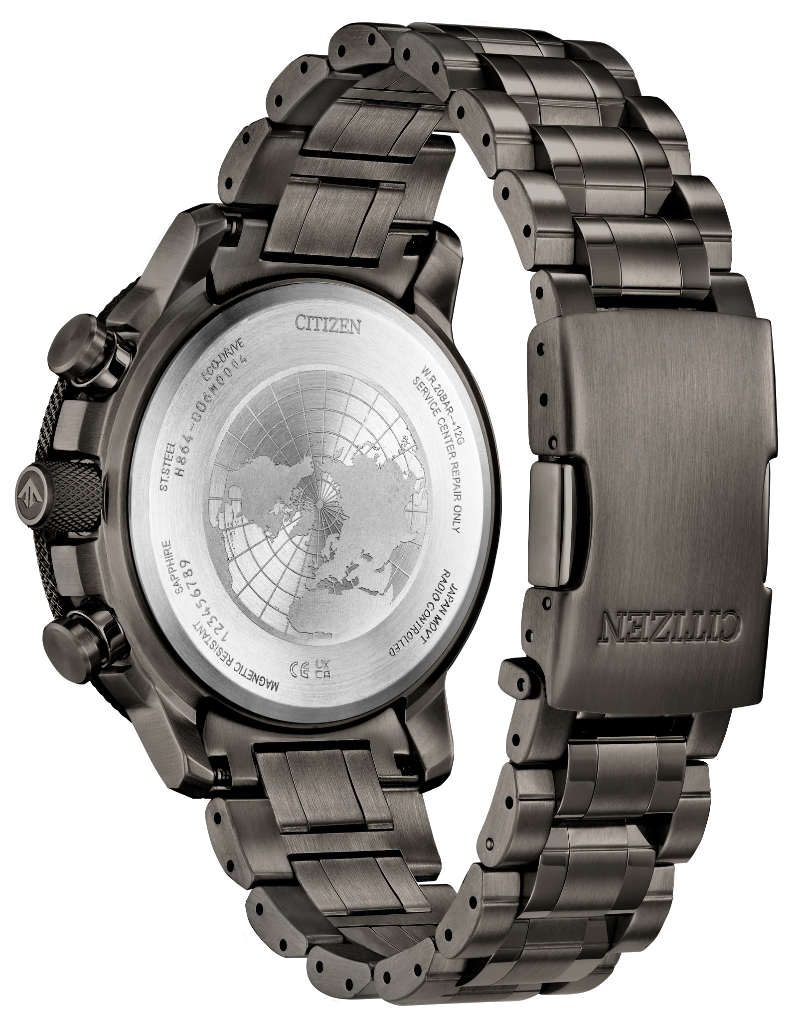 Promaster Geo Trekker Multiple Dial Stainless Steel Bracelet