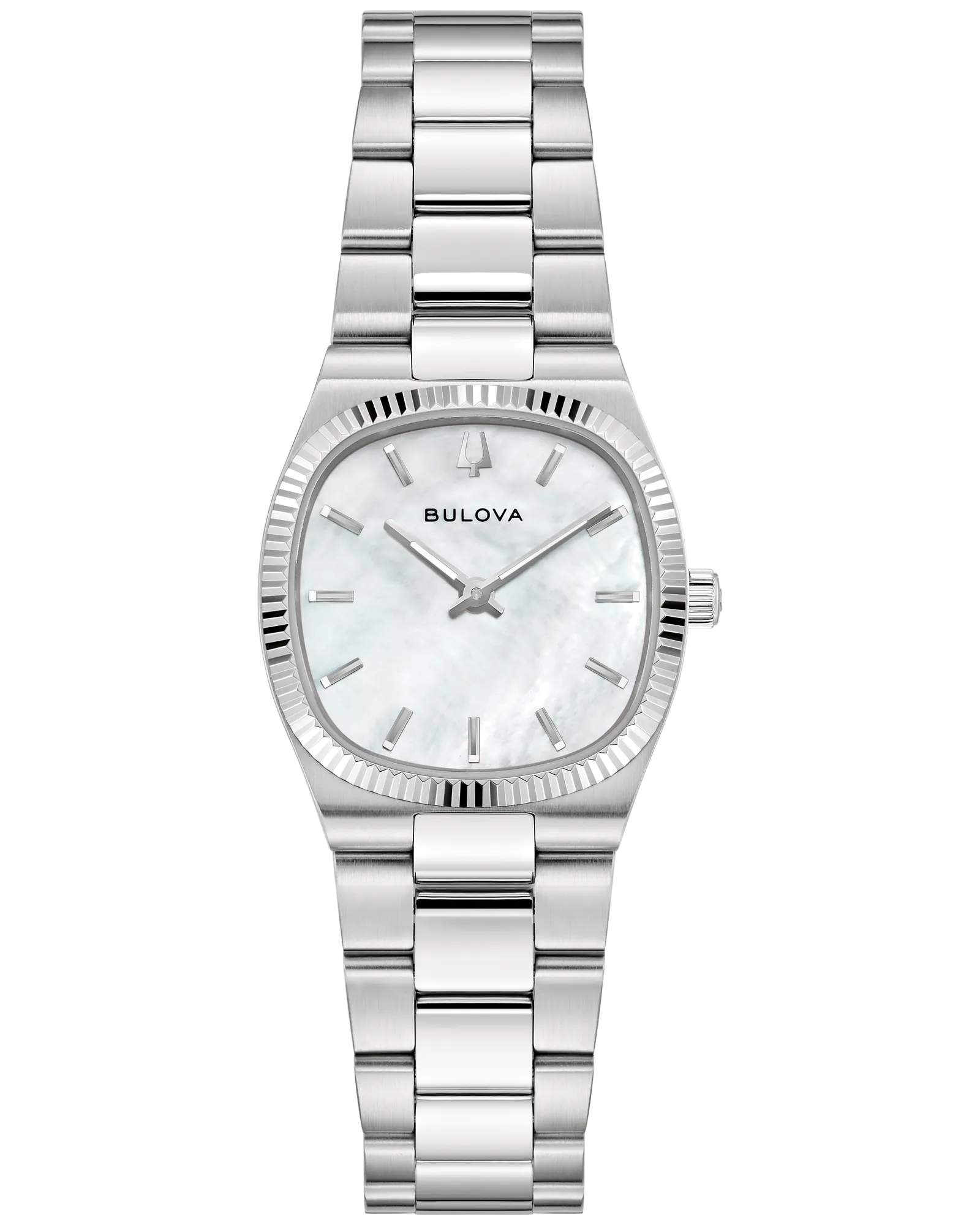 Bulova White Dial Stainless Steel Bracelet Super Seville Mini 96L353 — White