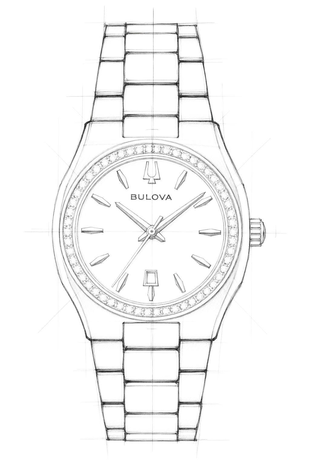 Watch technical diagram