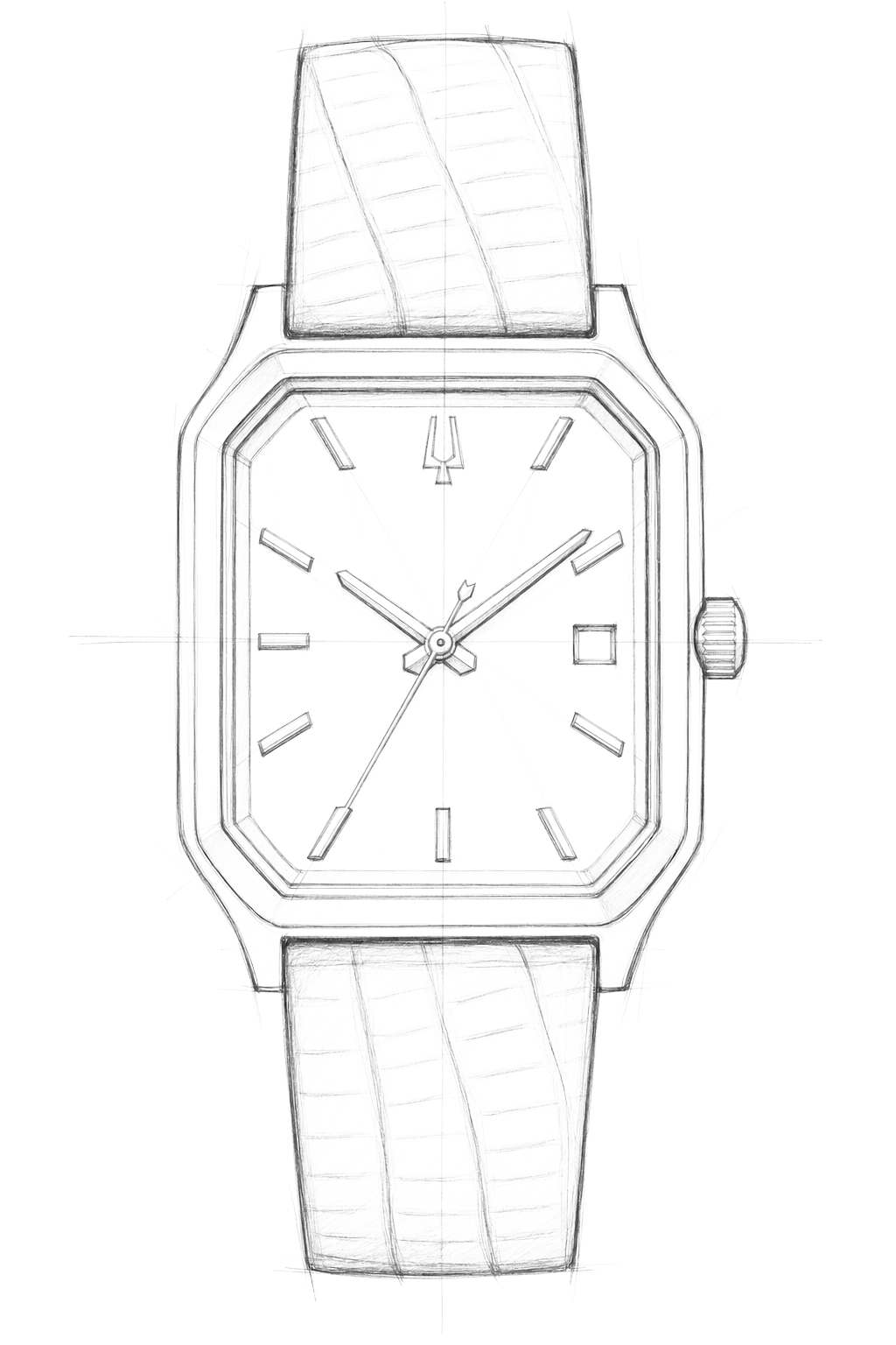 Watch technical diagram