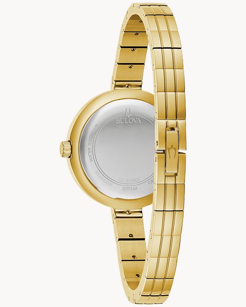 Two Tone Watch Women Bulova Rhapsody Women's Watch 97P145 Fossil