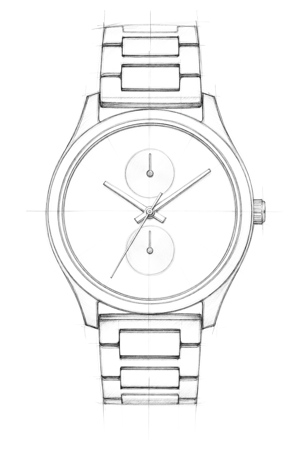 Watch technical diagram