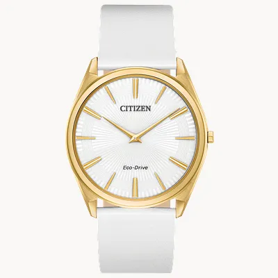Citizen Stiletto Eco-Drive Gold White Dial Stainless Steel Citizen Stiletto Eco-Drive Gold White Dial Stainless Steel