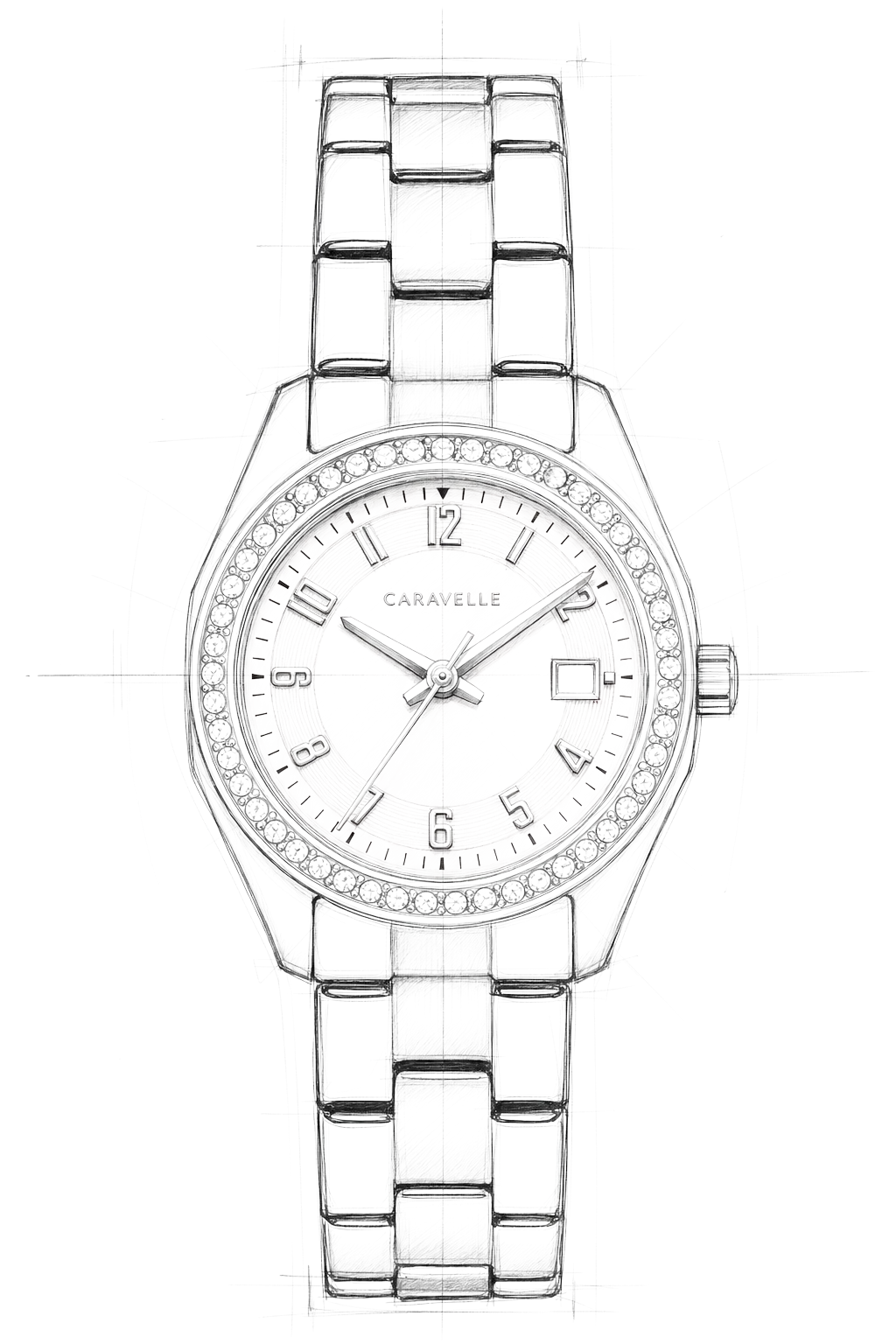 Watch technical diagram