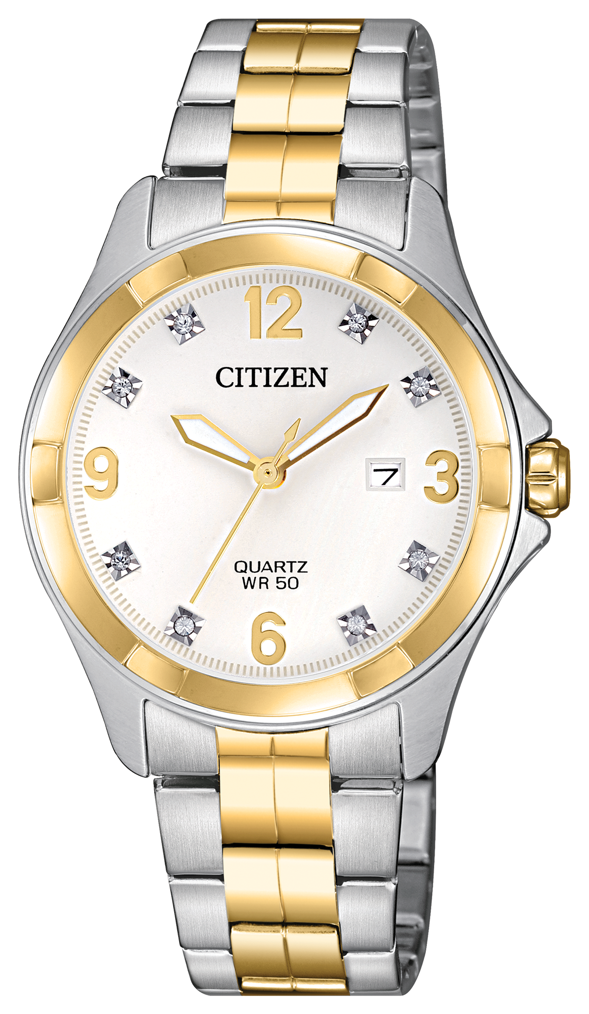 Citizen Quartz Citizen Eco Drive Mujer Dorado Dorado Hombre Reloj