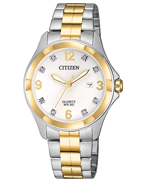 Citizen Quartz Citizen Eco Drive Mujer Dorado Dorado Hombre Reloj