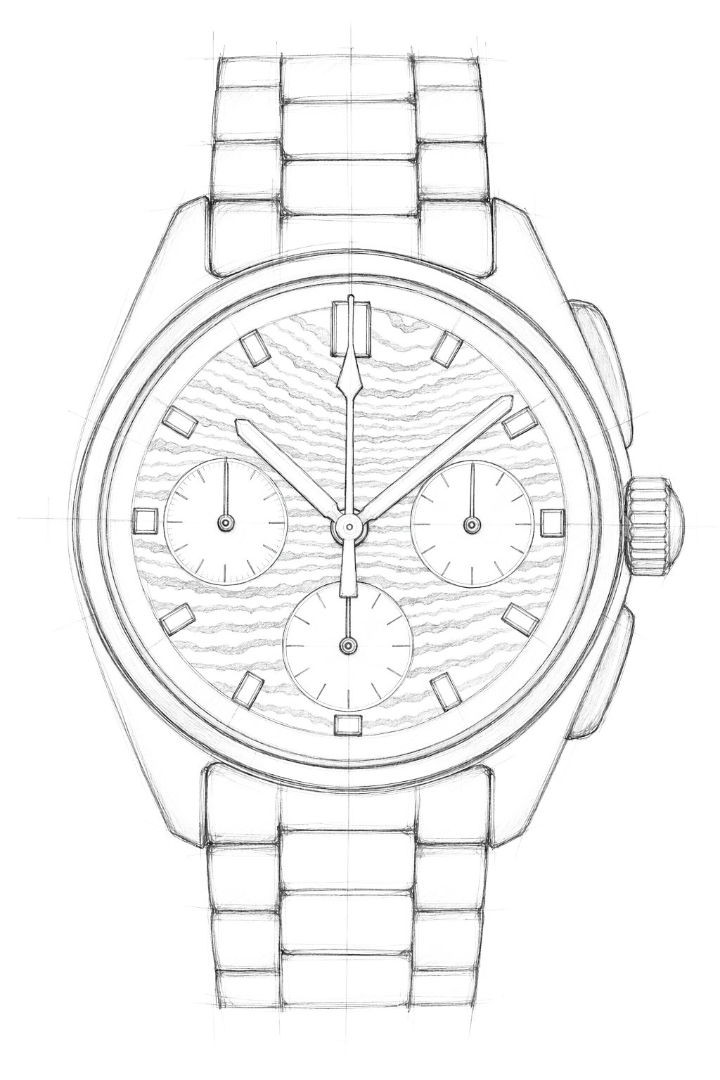 Watch technical diagram