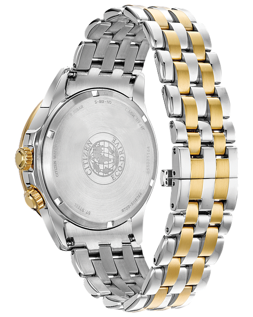 Citizen Calendrier Men s Eco Drive Diamond Bezel Watch CITIZEN
