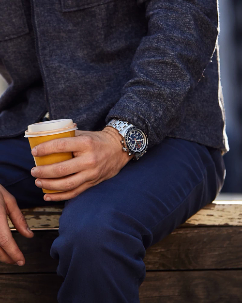 Brycen Blue Dial Stainless Steel Bracelet CA0850-59L | CITIZEN Brycen Blue Dial Stainless Steel Bracelet CA0850-59L | CITIZEN