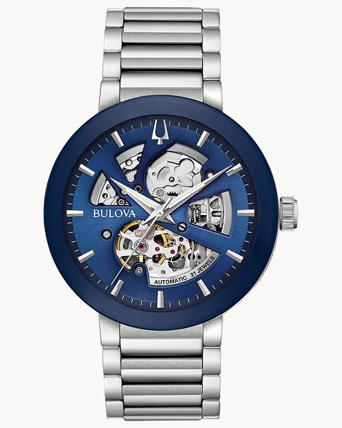 Bulova blue watch sale