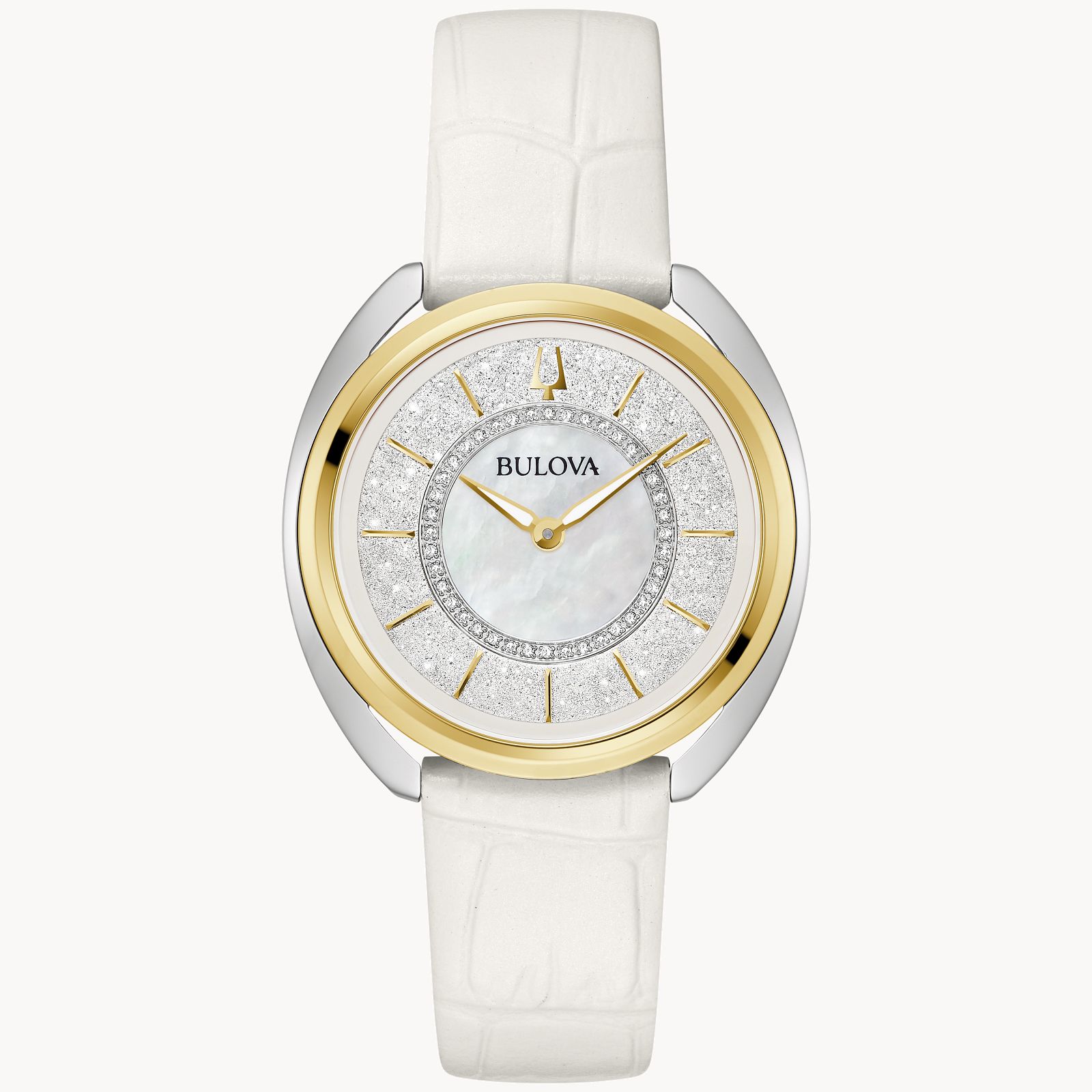 White Dial Stainless Steel Bracelet Duality 98X134 Bulova