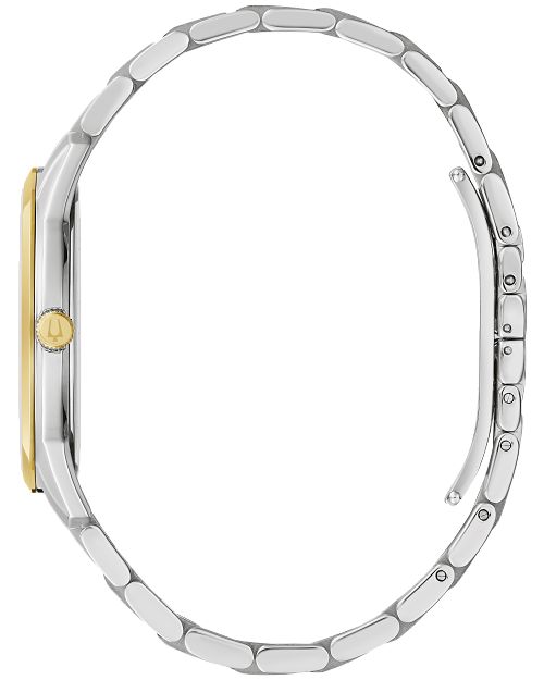 98B385 Bracelet Bulova Dial Sutton Silver-Tone Stainless | Steel