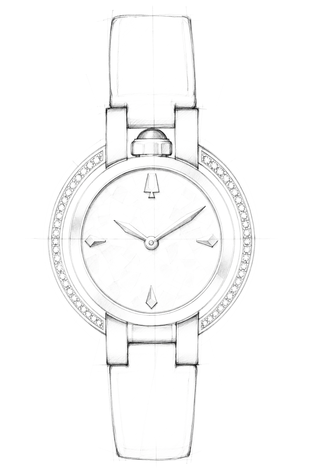 Watch technical diagram