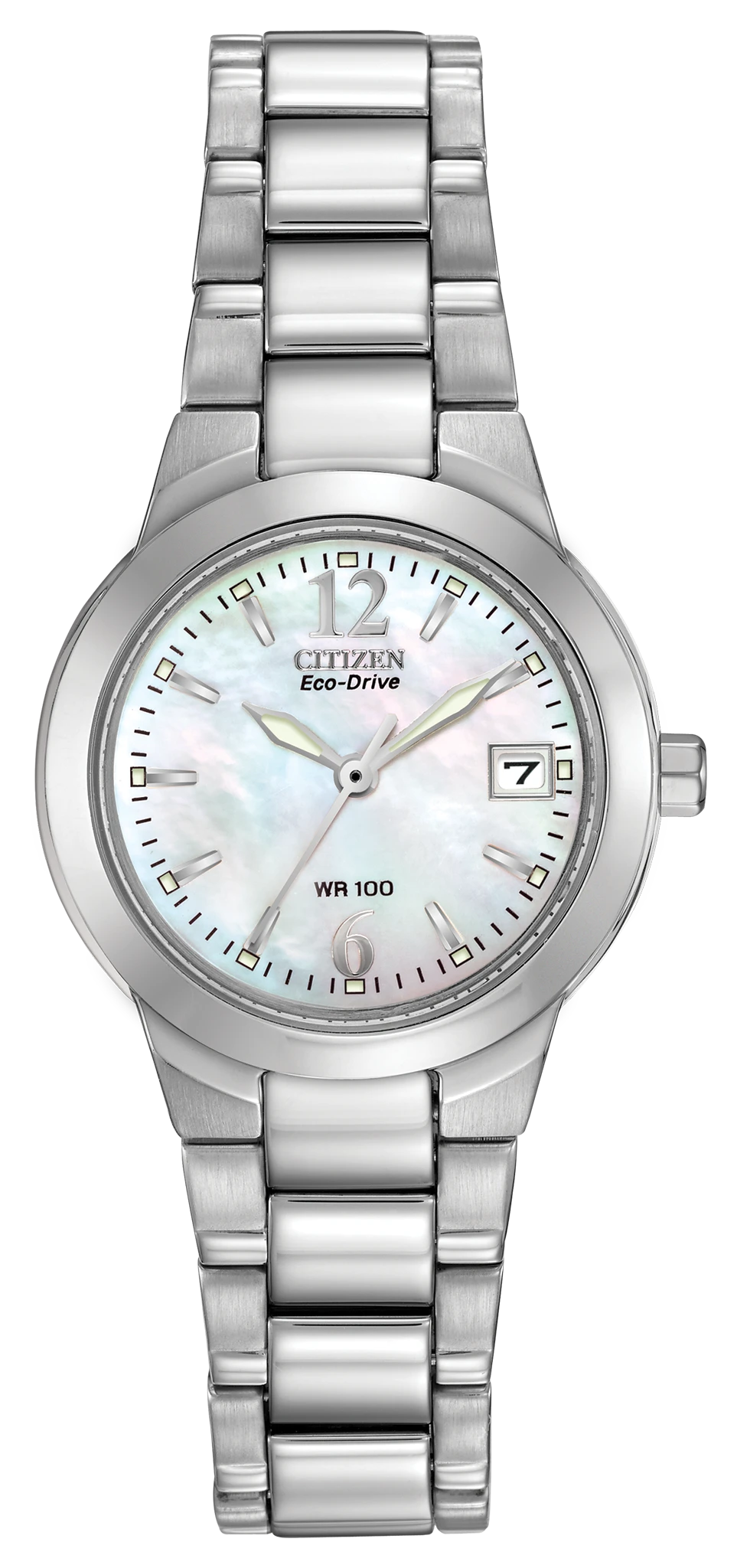au maison Chandler - Ladies Eco-Drive EW1670-59D Pearl Dial Watch