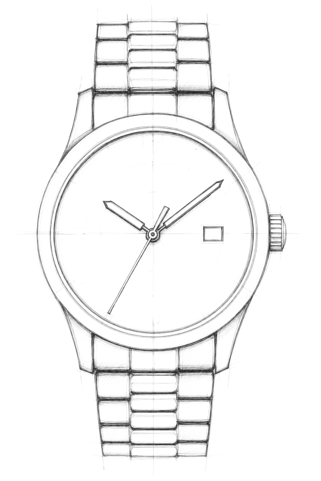 Watch technical diagram