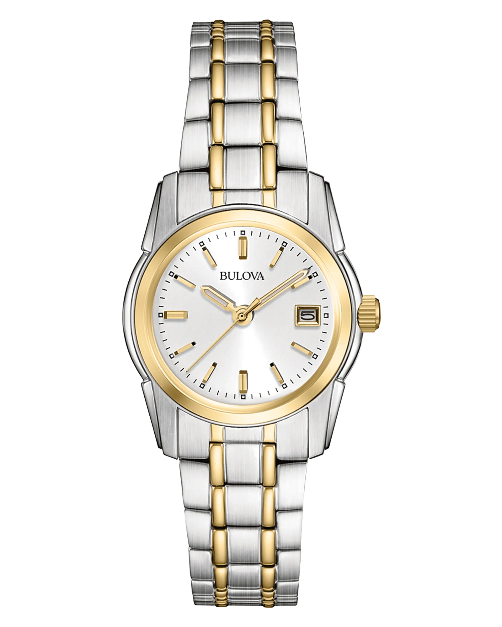 Bulova Classic Women's Gold Two-Tone Silver Dial Classic Watch — Gold Two-Tone Silver