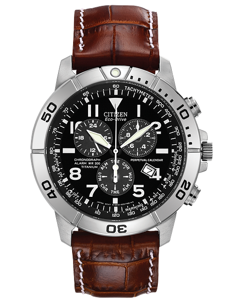 Citizen eco drive perpetual 2025 chrono manual
