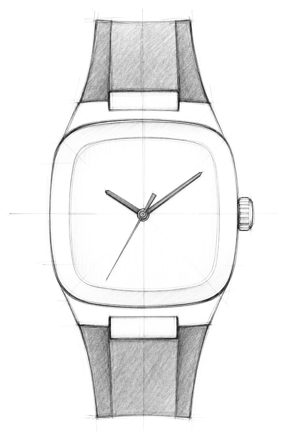 Watch technical diagram
