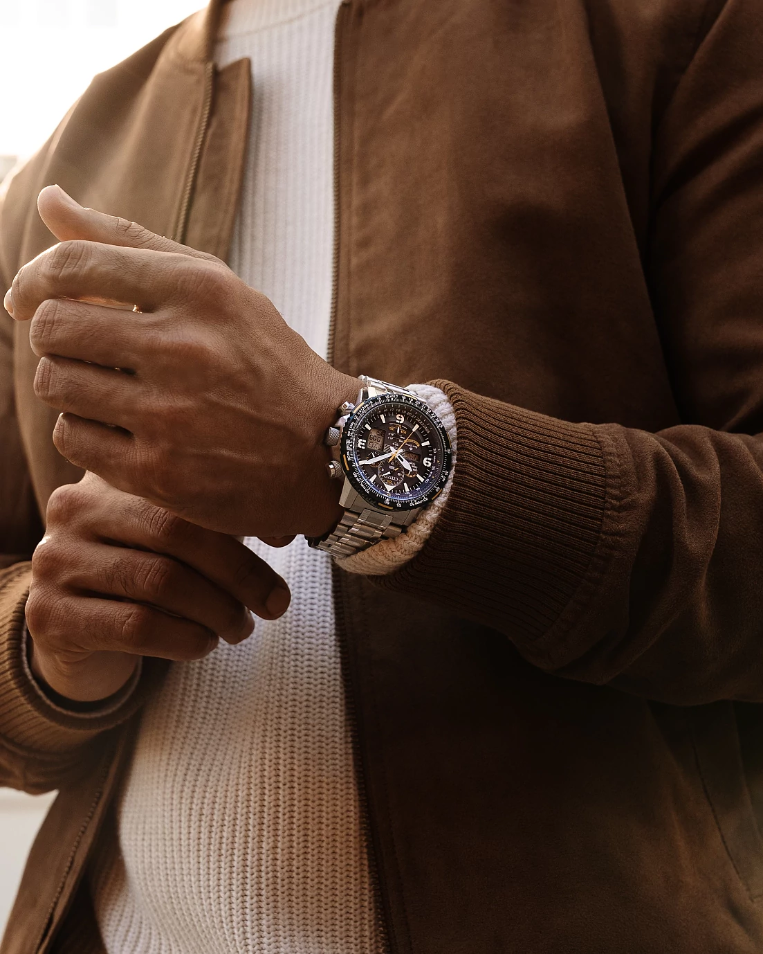 Citizen Skyhawk On Wrist Citizen PROMASTER JY8085-81E SKYHAWK