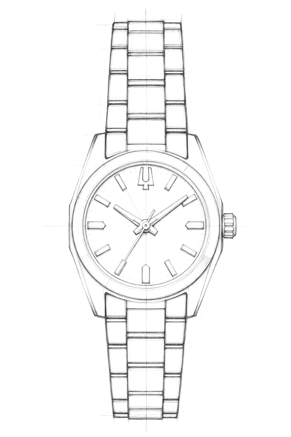 Watch technical diagram