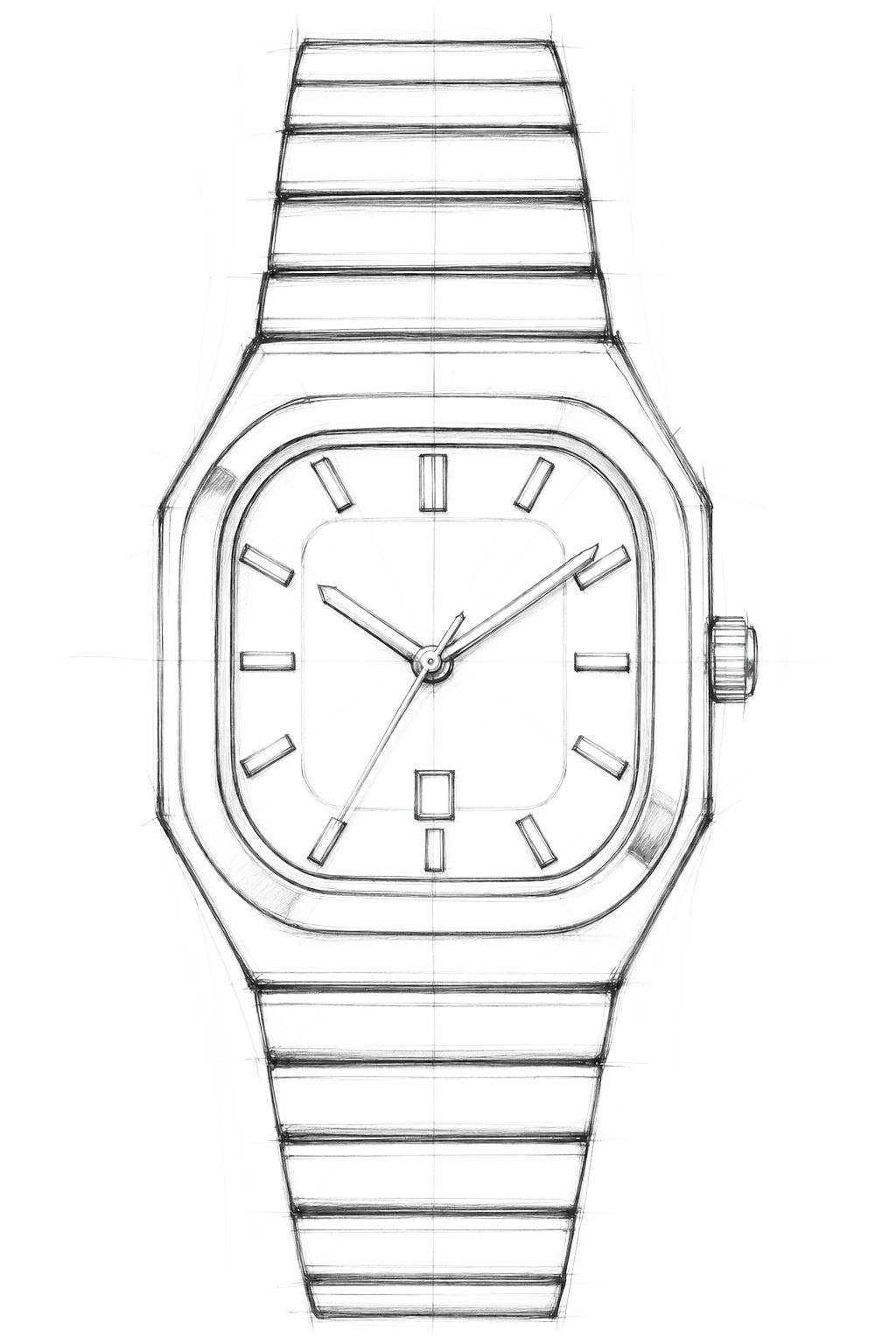 Watch technical diagram