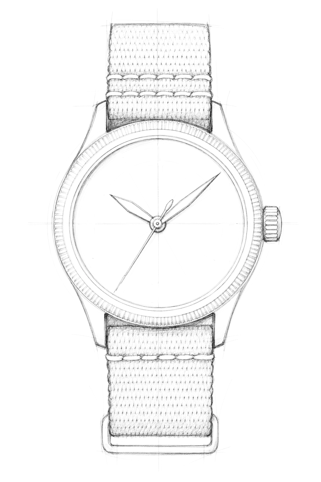 Watch technical diagram