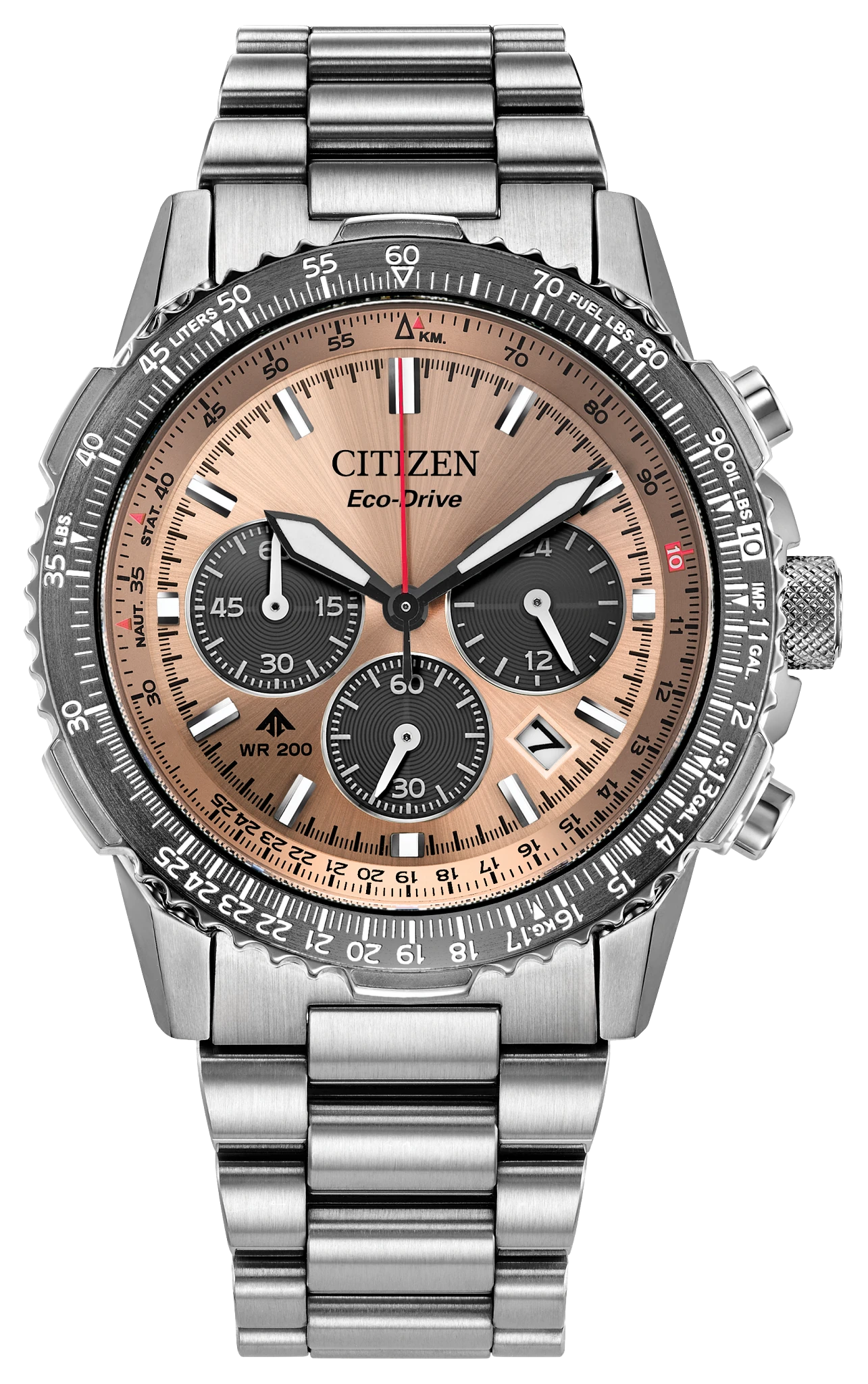 au maison Promaster Navihawk Salmon Dial Stainless Steel Bracelet CA4664-60X