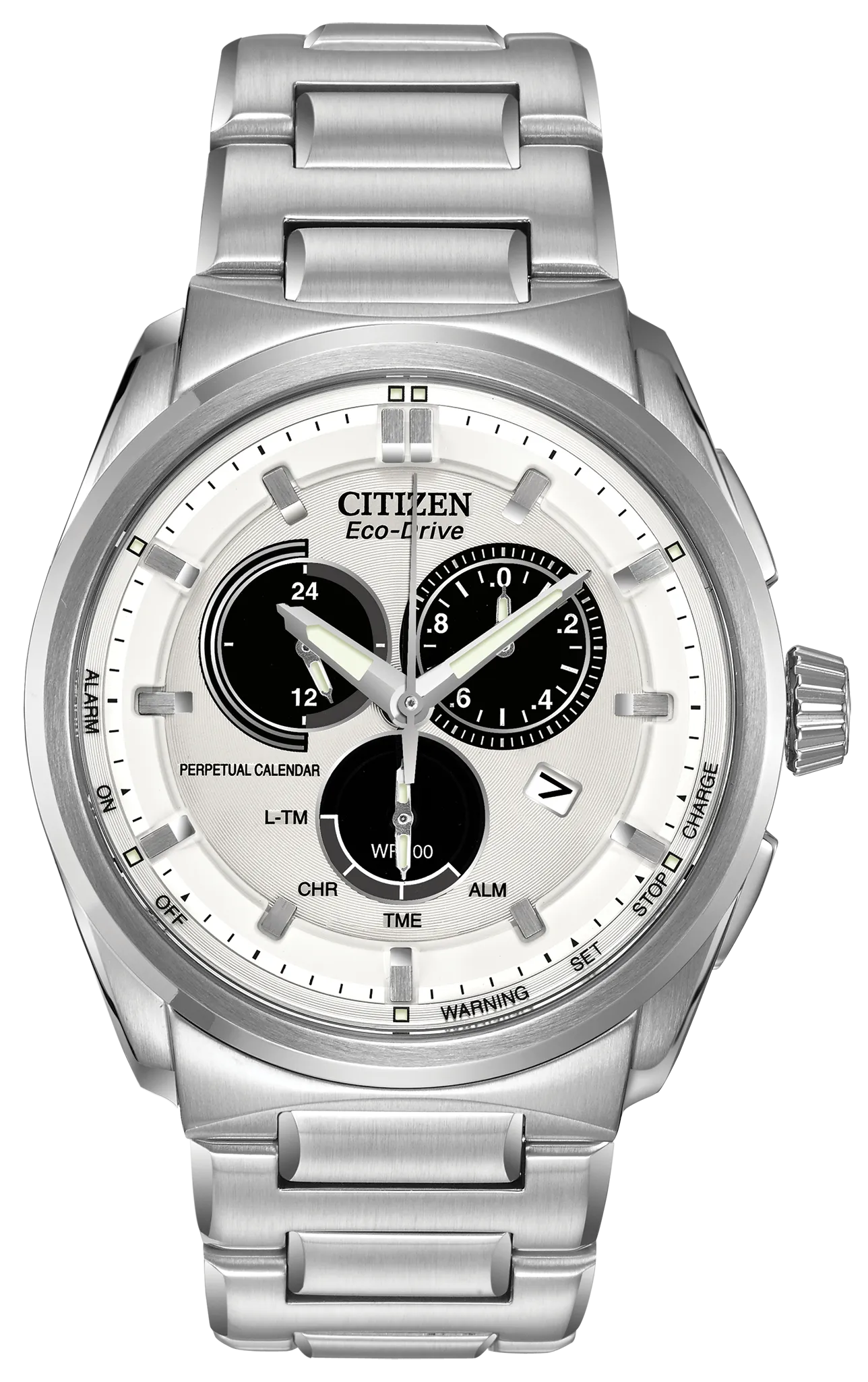 Chandler Silver-Tone Dial Stainless Steel Bracelet BL5480-53A