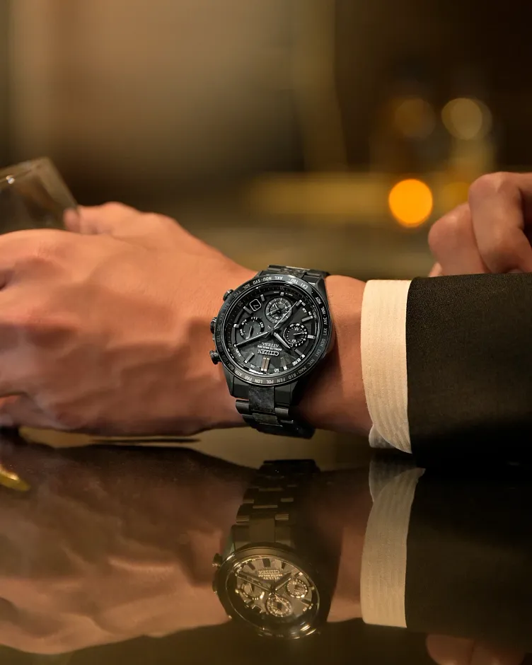 ATTESA Black Dial Super Titanium with DLC Coating Bracelet CC4067 ATTESA Black Dial Super Titanium with DLC Coating Bracelet CC4067