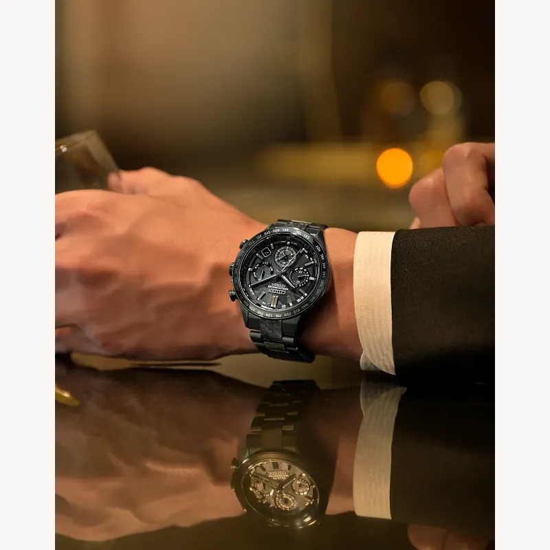 ATTESA Black Dial Super Titanium with DLC Coating Bracelet CC4067 ATTESA Black Dial Super Titanium with DLC Coating Bracelet CC4067