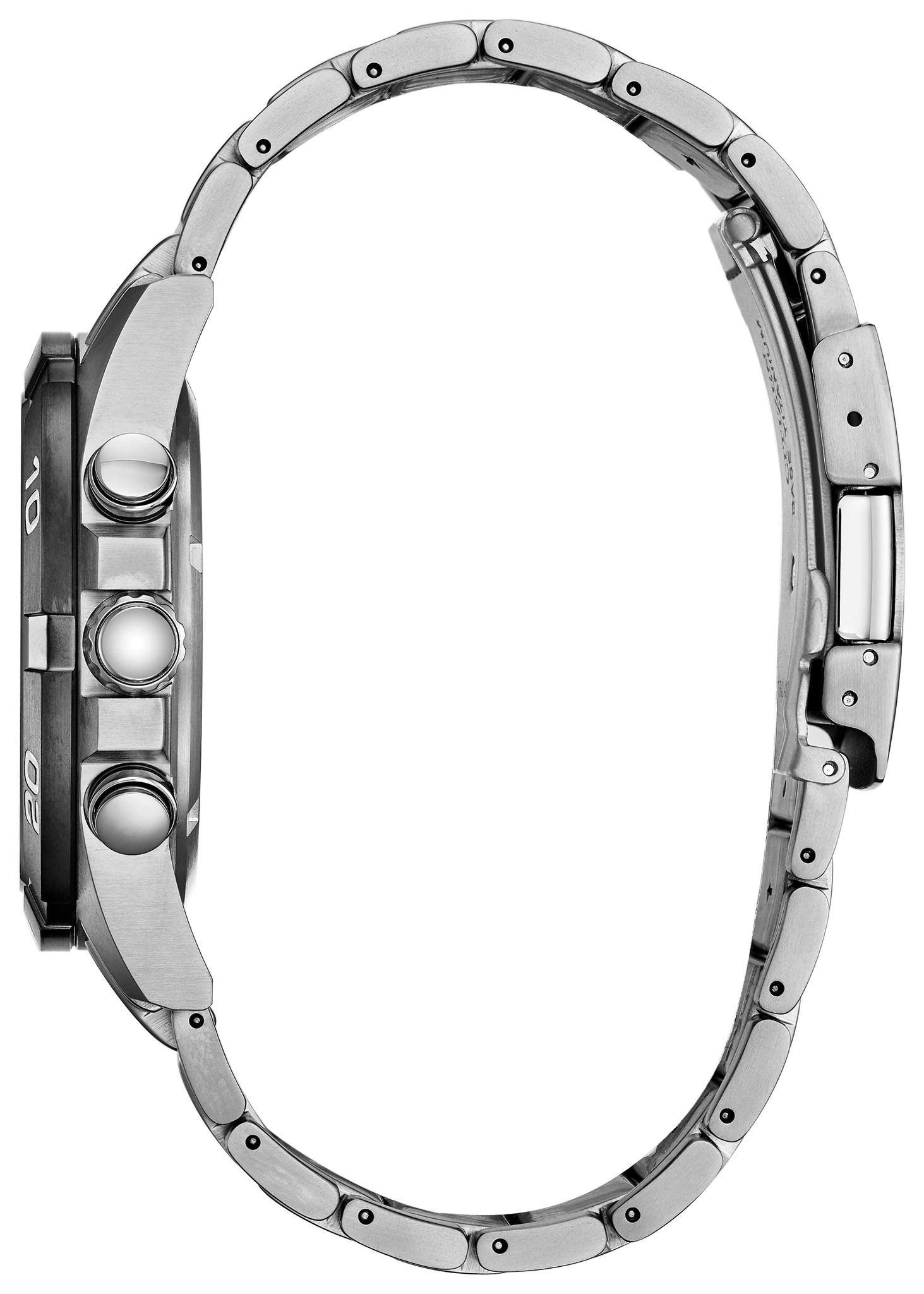 シルバー Brycen - Men's Eco-Drive BL5558-58L Super Titanium Watch