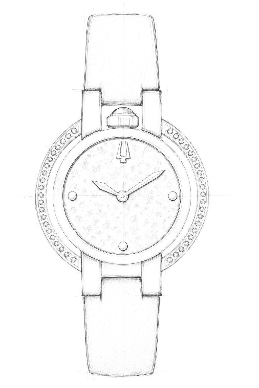 Watch technical diagram