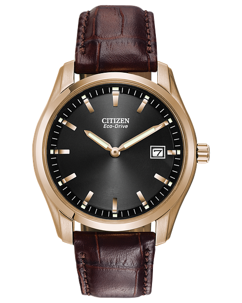Corso Men s Eco Drive AU1043 00E Rose Gold Watch CITIZEN