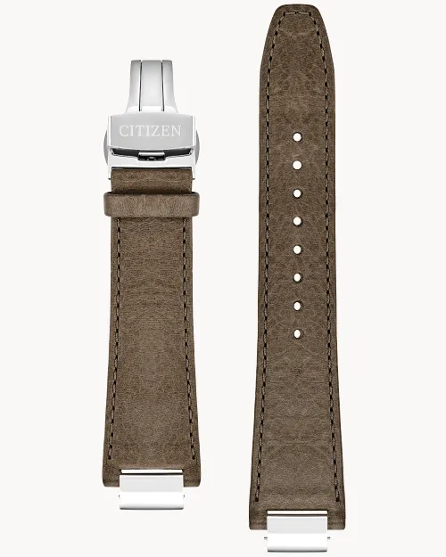 Khaki Leather Strap image number 0